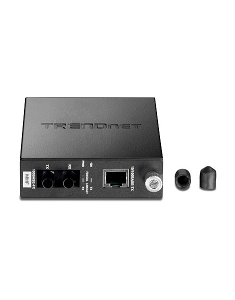 CONVERTIDOR DE FIBRA ST MULTIMODO DE 100BASE-TX A 100BASE-FX TRENDNET