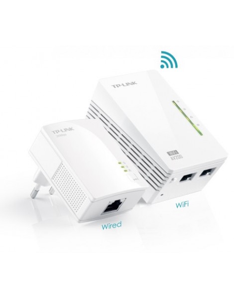 KIT EXTENSOR POWERLINE WIFI AV500 A 300 Mbps TPLINK