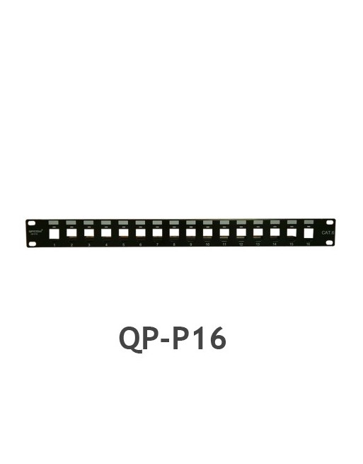 PATCH PANEL DE 16 PUERTOS CAT 6