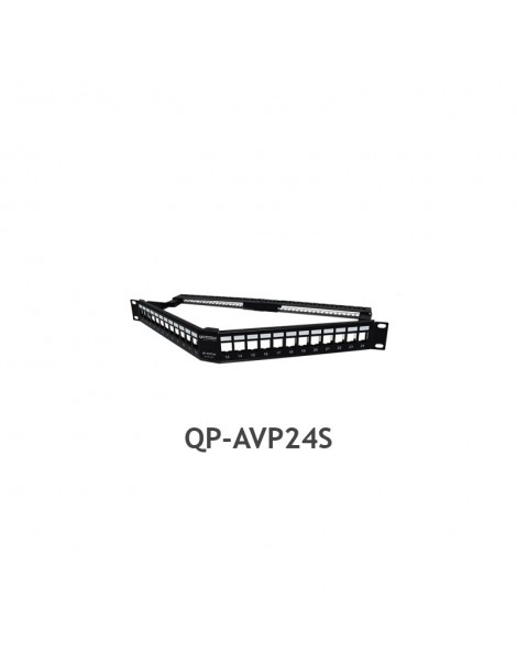 PATCH PANEL DE 24 PUERTOS CAT 6A